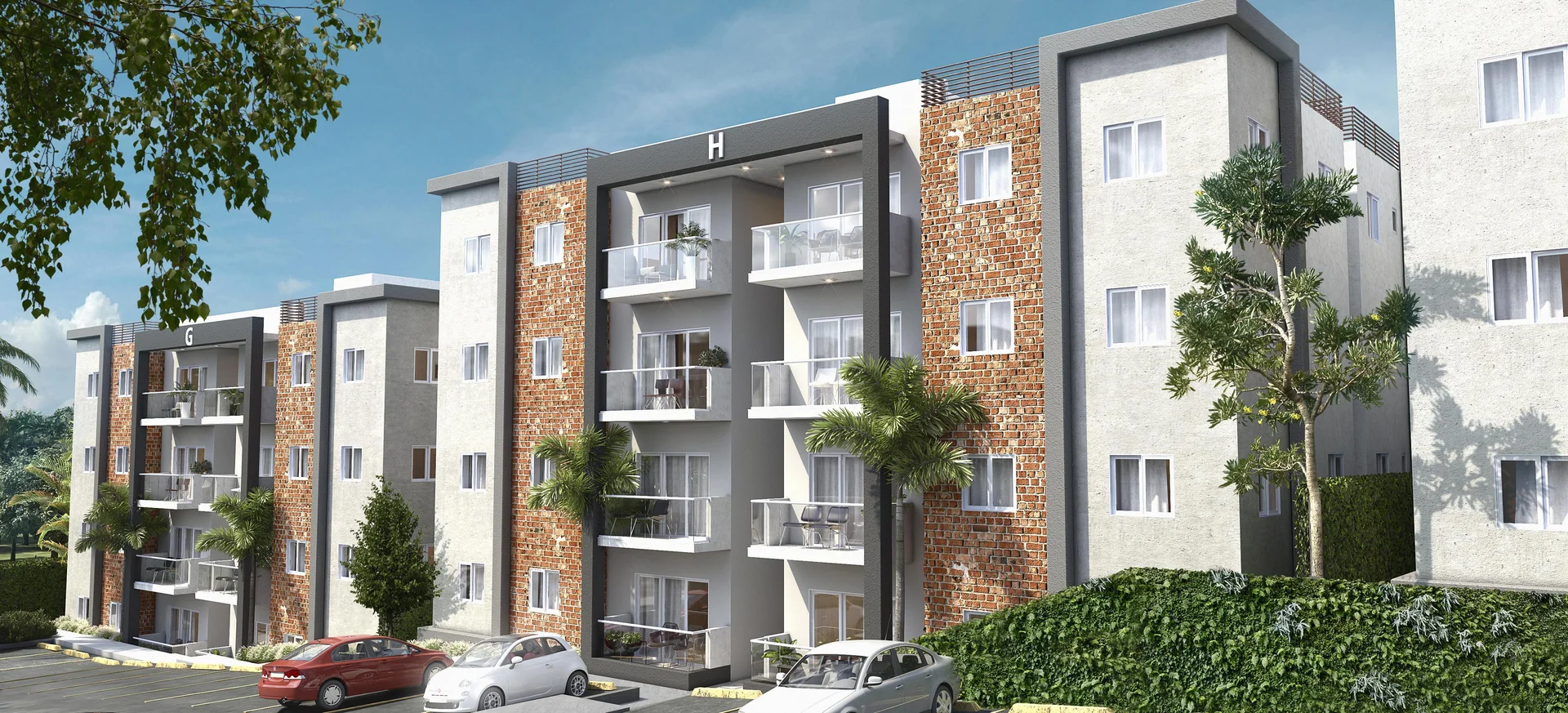 Parque de las Colinas II, apartment project on Jacobo Majuta