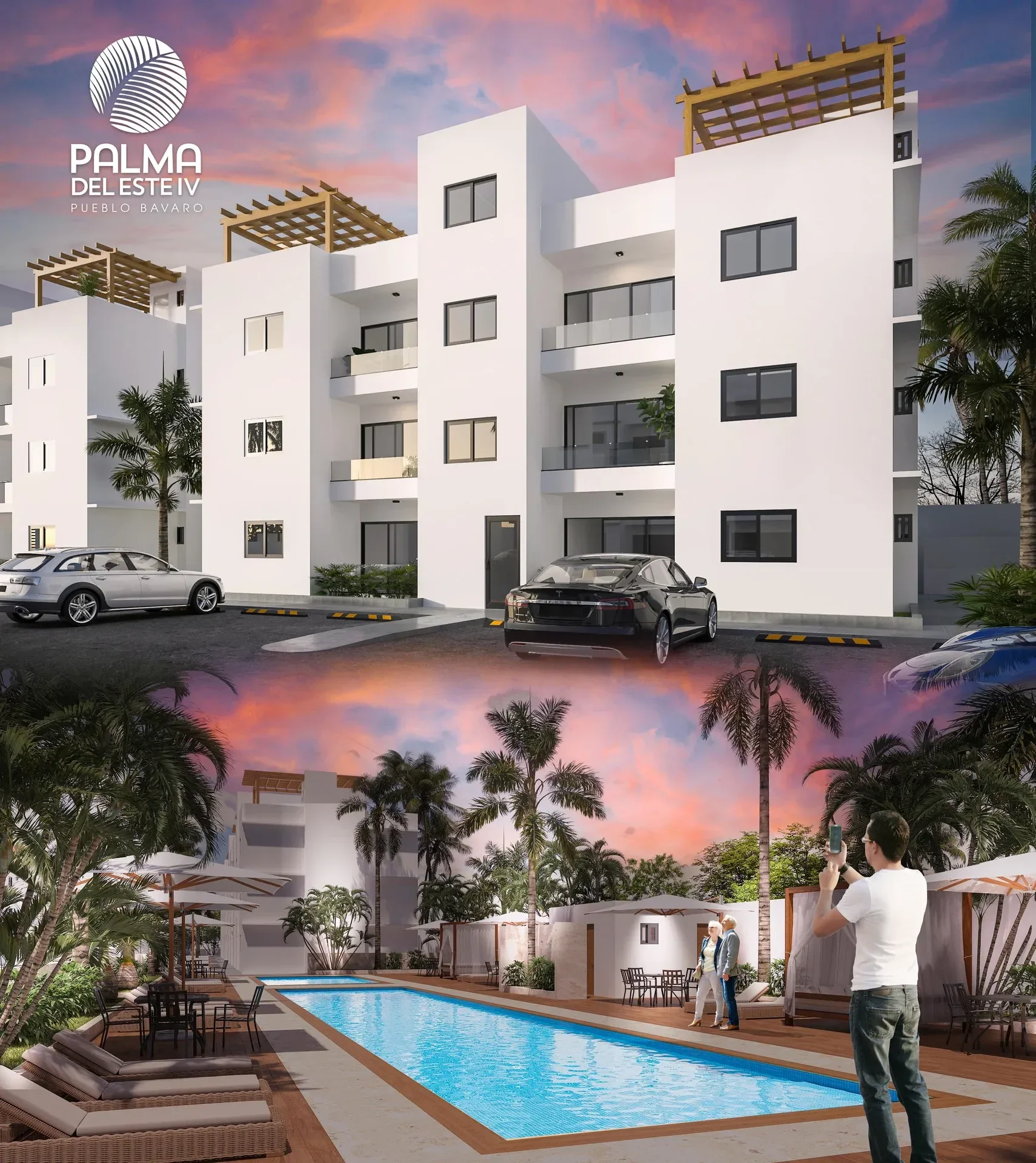 Apartamento en Bávaro, 72 m² en venta