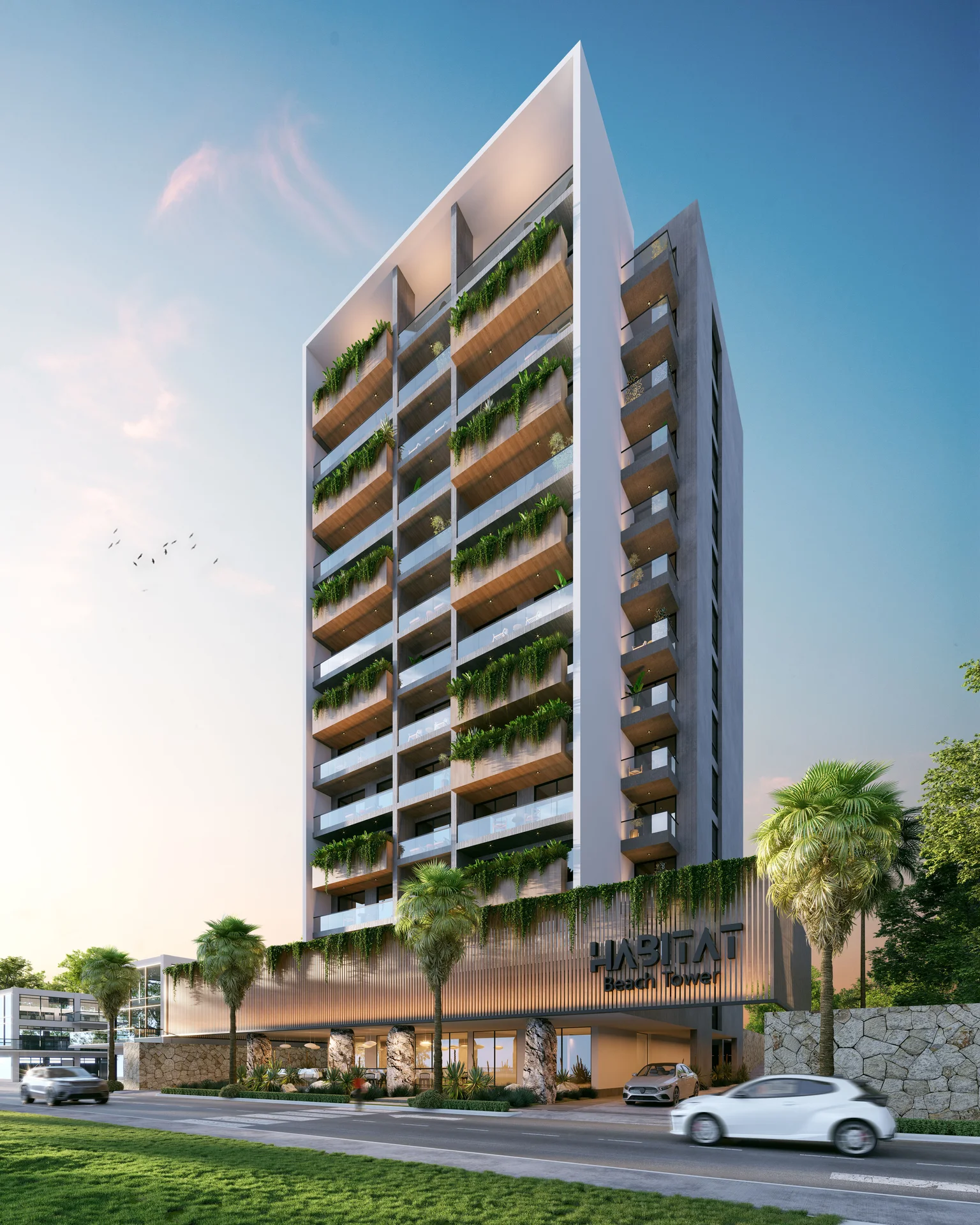 Apartamentos cerca de la playa con vista al mar y amenidades modernas - Juan Dolio