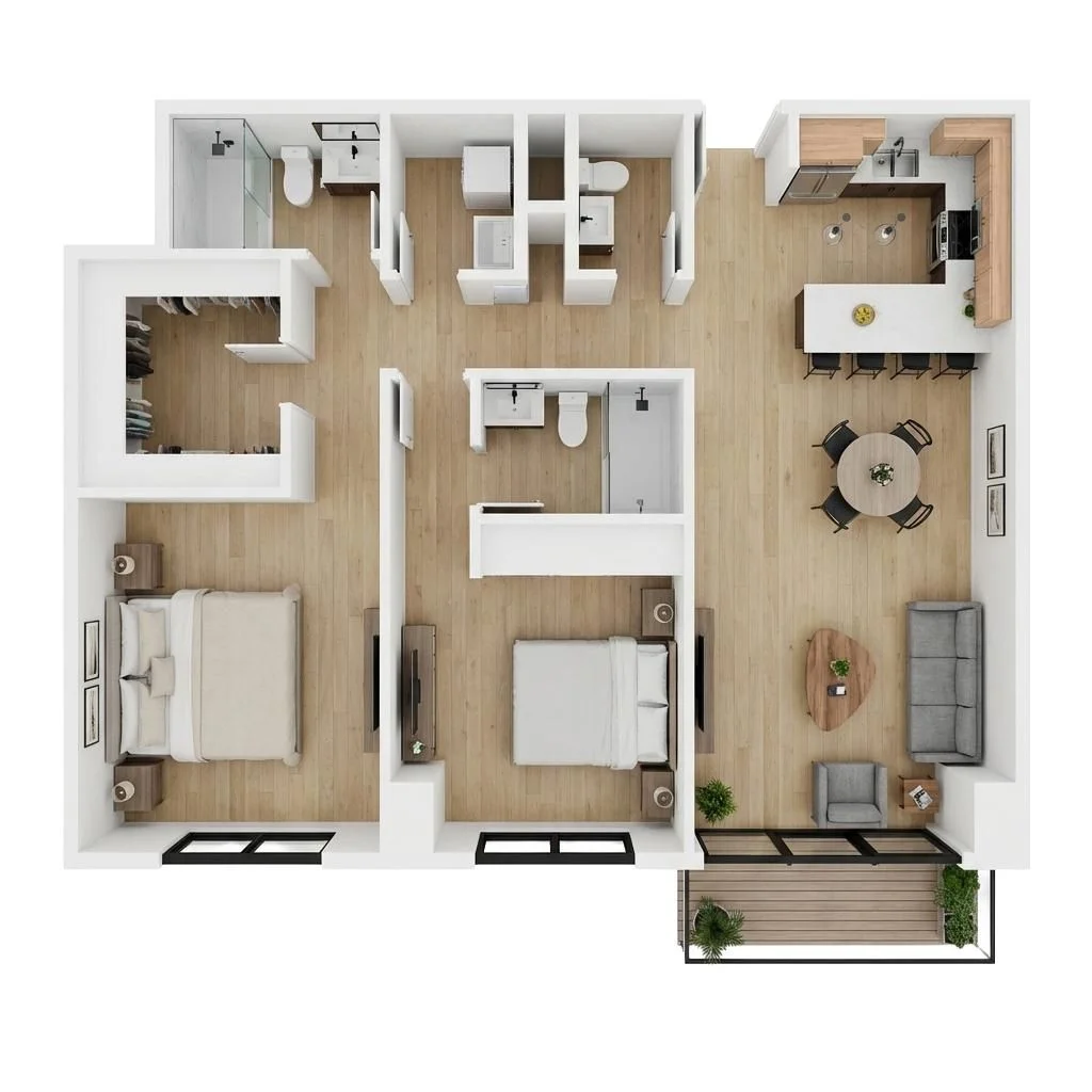 Pre-Lanzamiento Exclusivo de Apartamentos de 2 y 3 Habitaciones - La Esperilla - 4