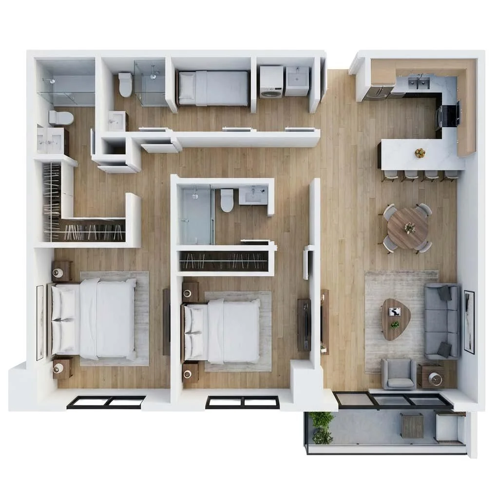 Pre-Lanzamiento Exclusivo de Apartamentos de 2 y 3 Habitaciones - La Esperilla - 3