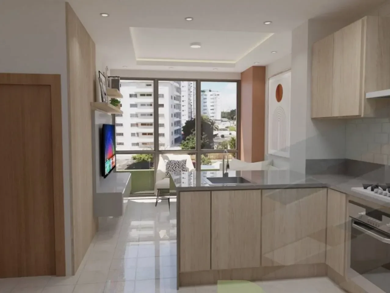 Renacimiento: appartement 1 ch. · 56.5 m² à vendre - 3
