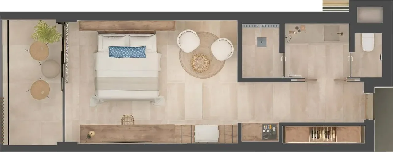 Apartamento en Bávaro, 42 m² en venta