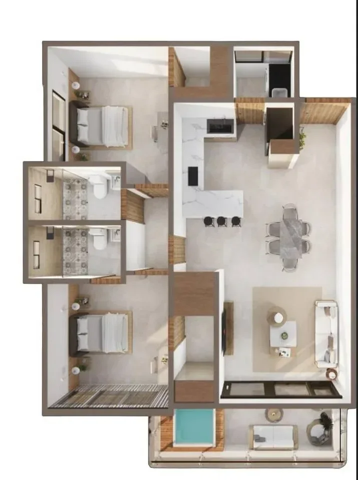 Apartamento en Punta cana, 89 m² en venta - 5