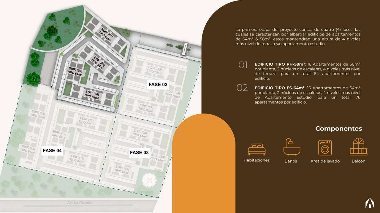 Apartamento de 1 habitaciones en venta en Ciudad Juan Bosch, Santo Domingo Este - 2