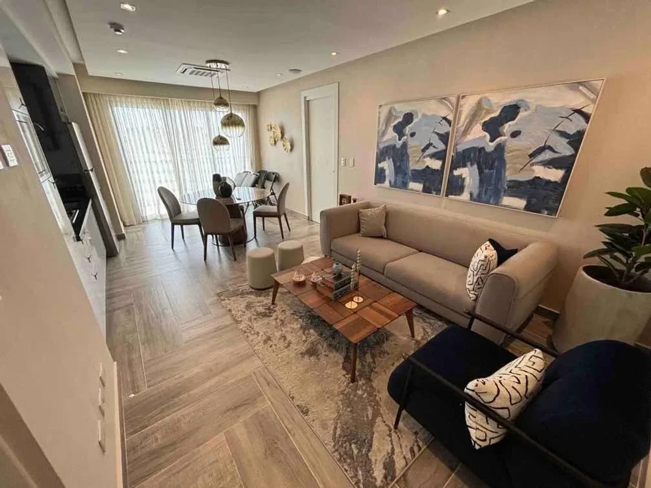 Ensanche Naco: apartamento 1 hab. · 90 m² en venta