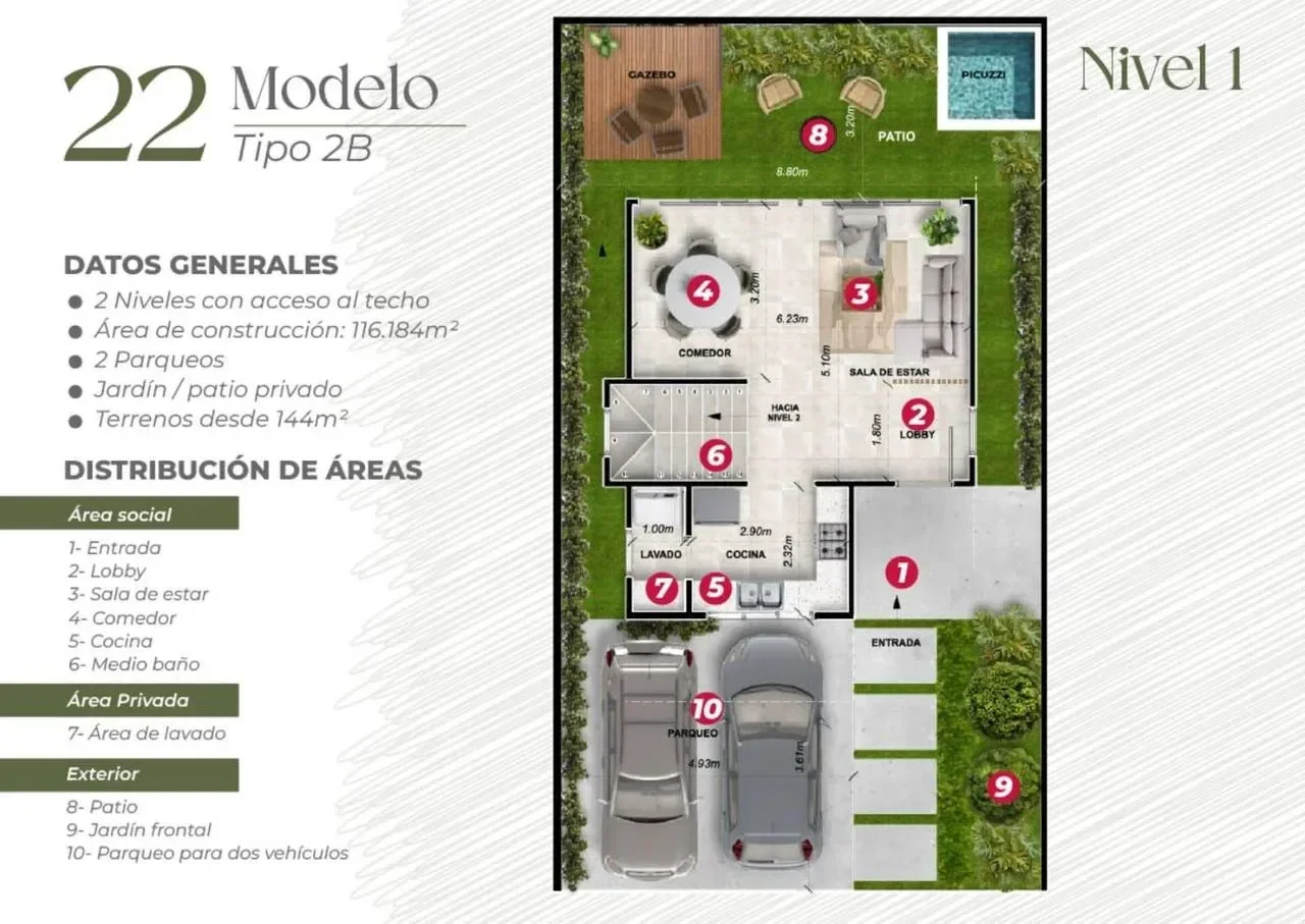Casa en venta — Av. Ecológica, Santo Domingo Este (3 hab.) - 3