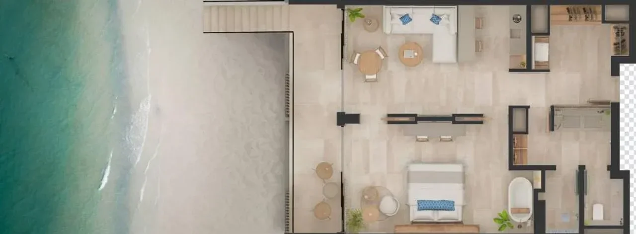 Apartamento en Bávaro, 42 m² en venta - 3