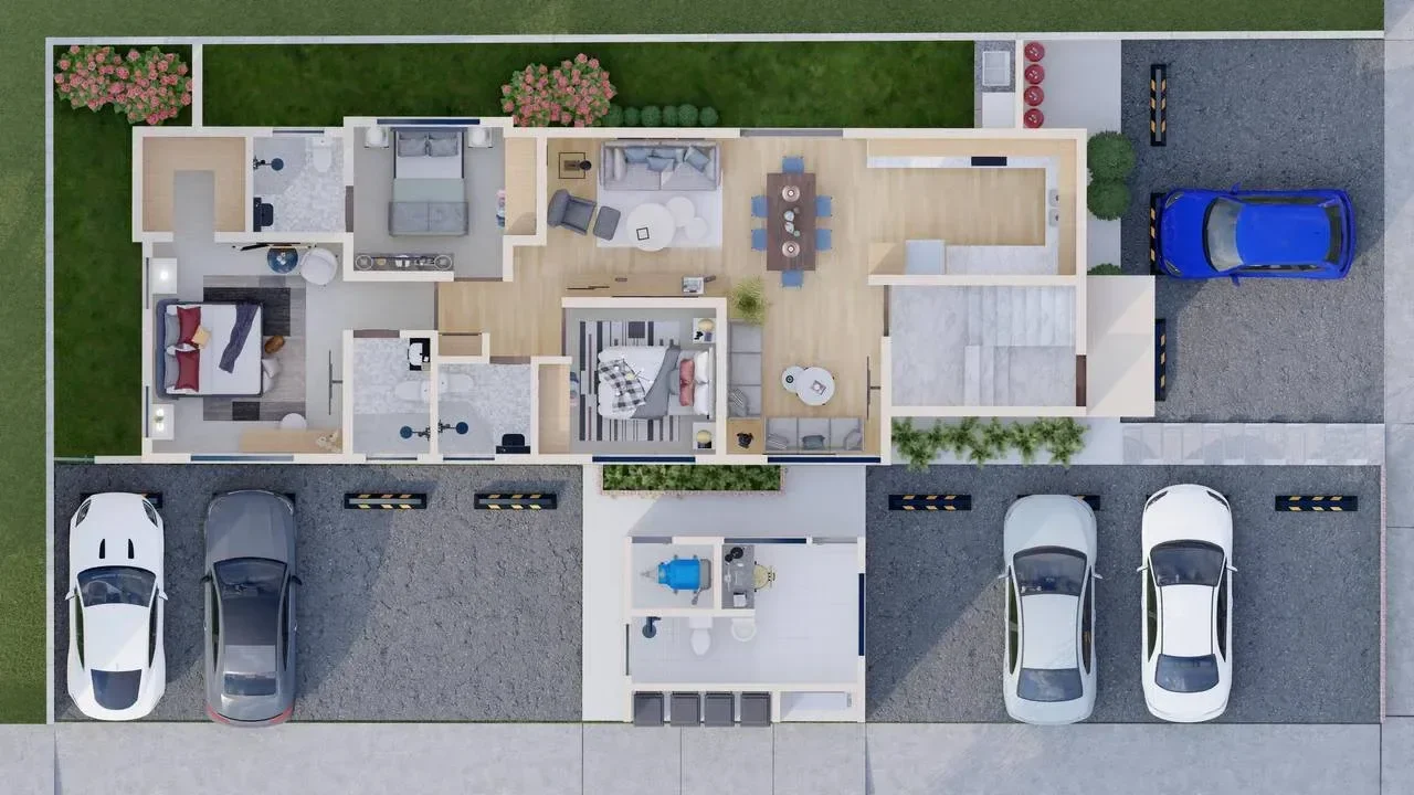 Apartamento en venta — Urbanización Jardines Dorado, Santiago de los Caballeros (3 hab.) - 2
