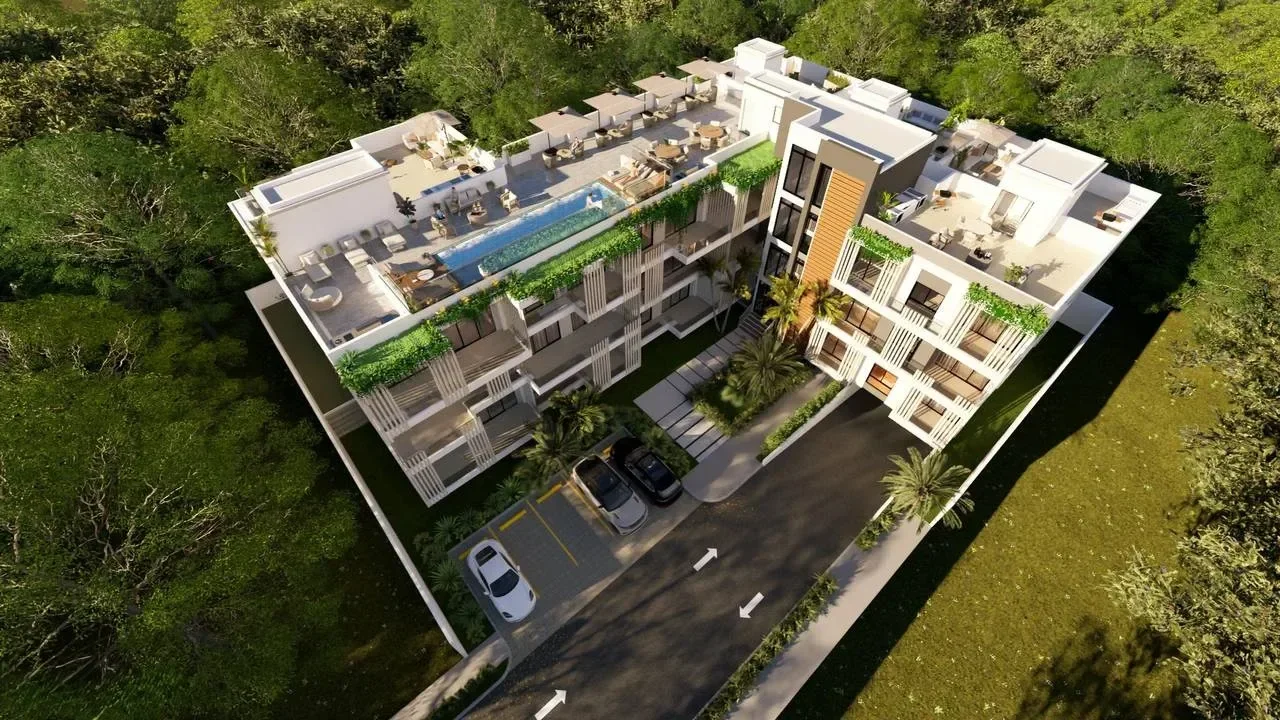 Costa Bávaro: apartamento 1 hab. · 62.04 m² en venta