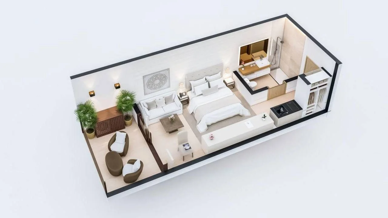 Appartement de 1 chambres à vendre à Samana, Samana