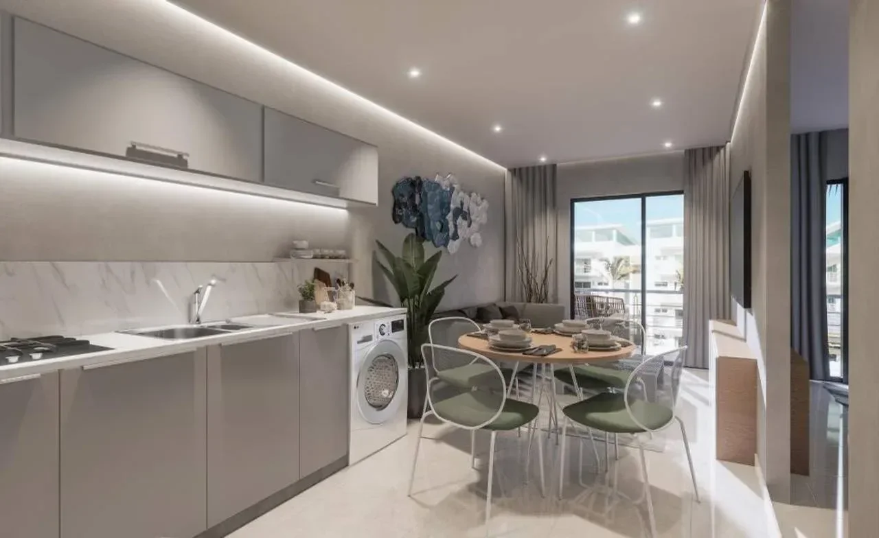 Residencial Bávaro-Punta Cana: apartamento 2 hab. · 66 m² en venta - 3