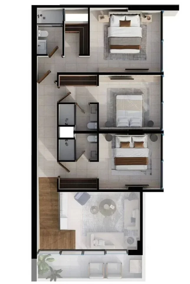 La Esmeralda: apartamento 4 hab. · 186 m² en venta - 3