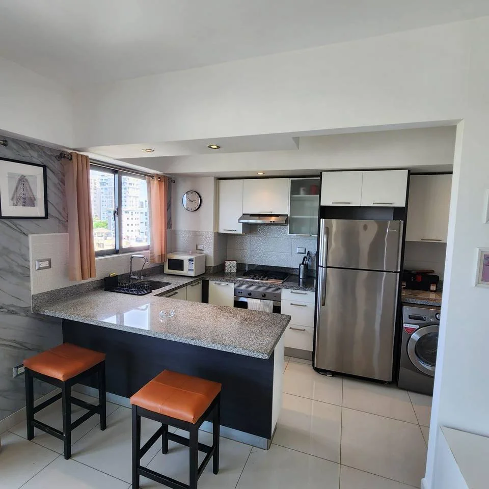 Apartamento en Renta Amueblado , 1 Habitacion , Gazcue! - 2