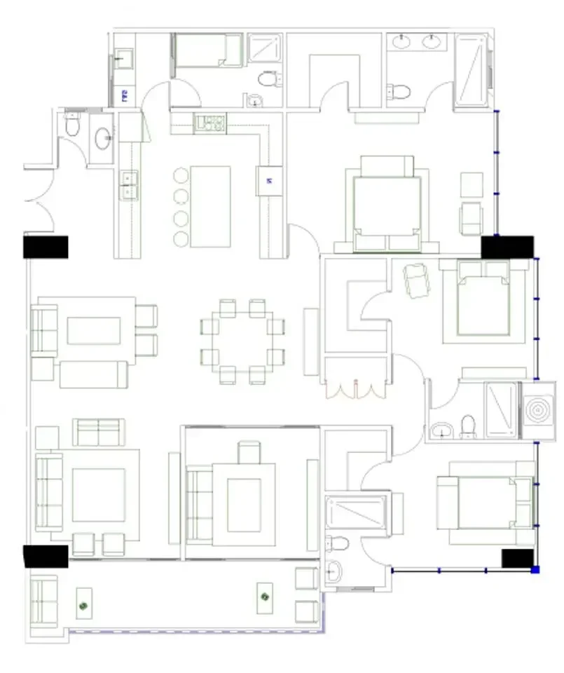Apartamento en venta — Bella Vista, Distrito Nacional (3 hab.) - 2