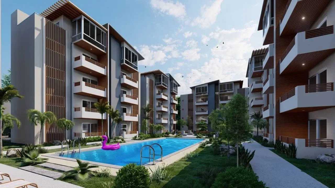 Apartamento de 1 habitaciones en venta en Boca Chica