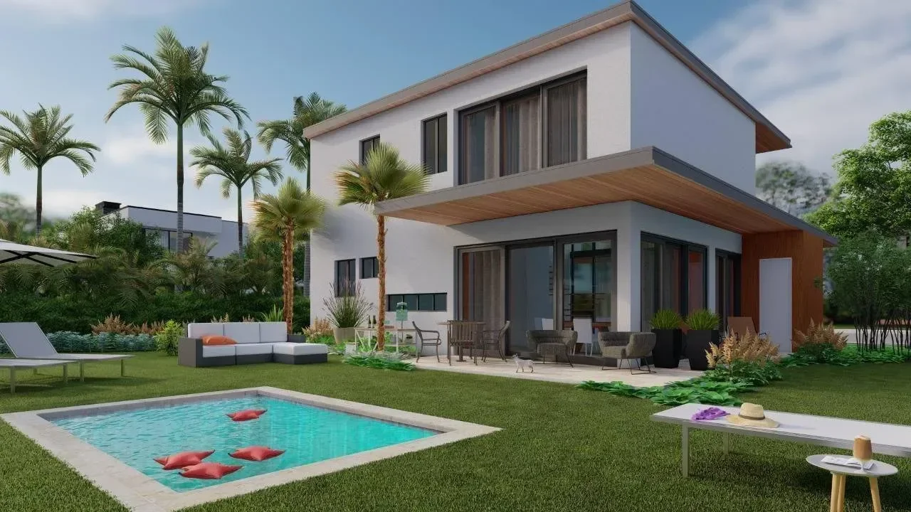 Punta cana: villa 3 hab. · 183.48 m² en venta - 2