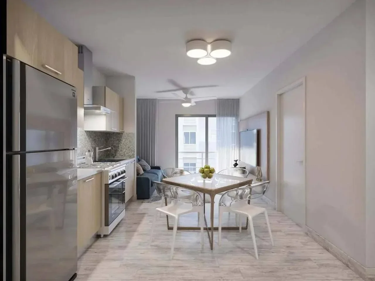 Apartamento en Pueblo Bávaro, 42 m² en venta - 2