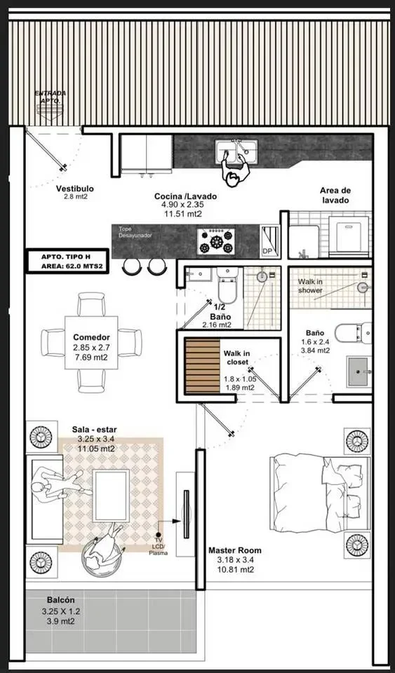 Apartamento en venta — Punta cana, Punta Cana (1 hab.) - 5