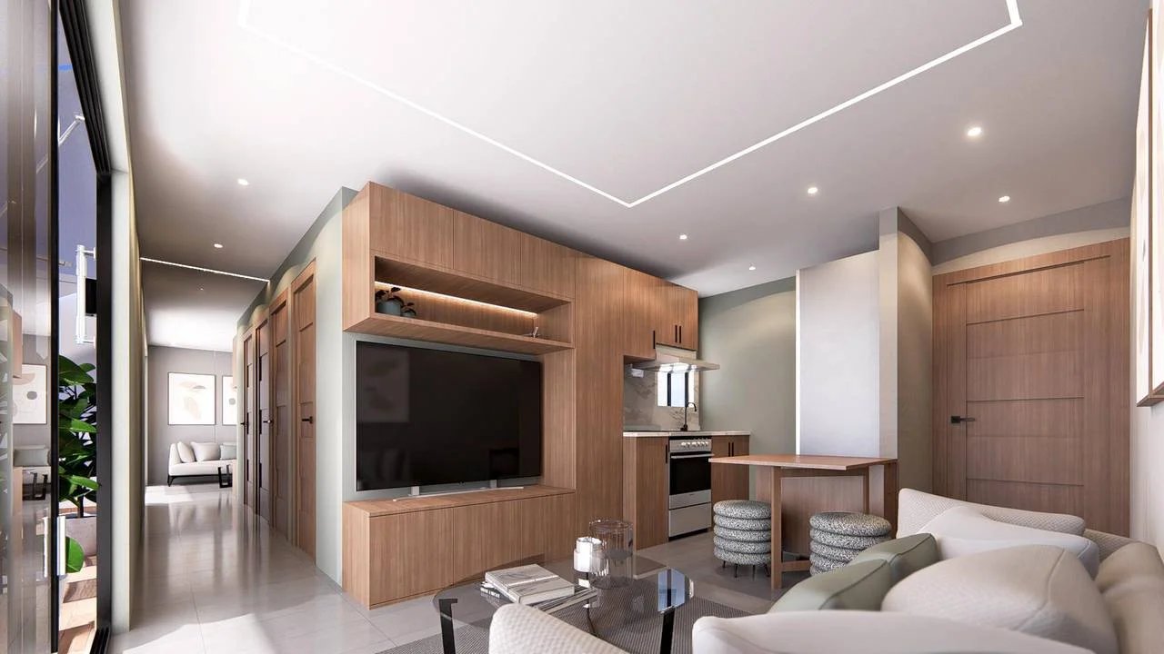 Ciudad Juan Bosh: apartamento 2 hab. · 8 m² en venta - 5