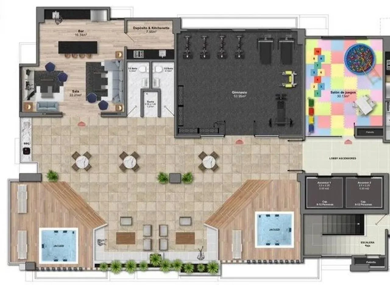 Apartamento en Ensanche Naco, 65 m² en venta - 2