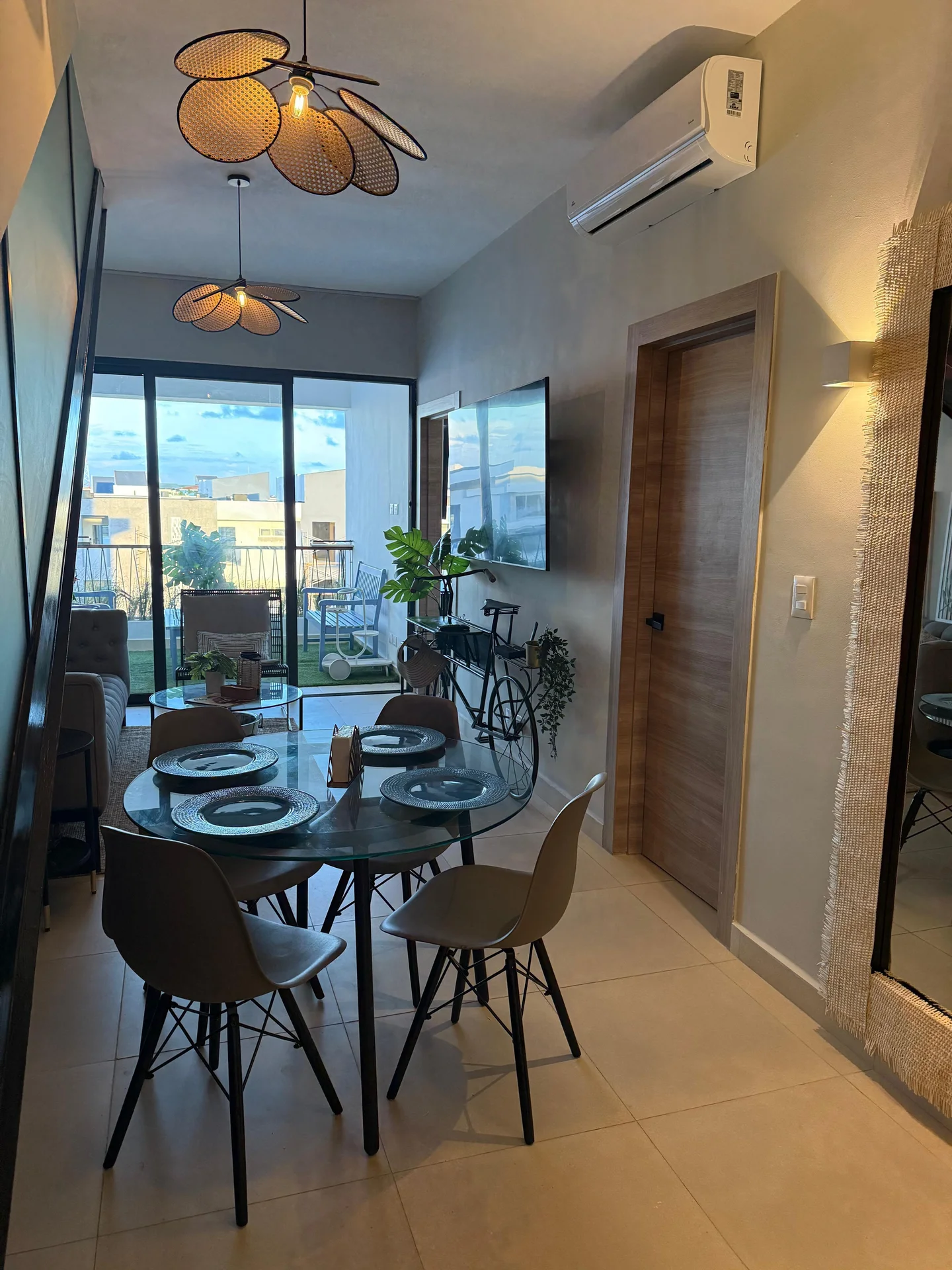Magnifique appartement meublé de 2 chambres à louer à Cap Cana - Las Canas City