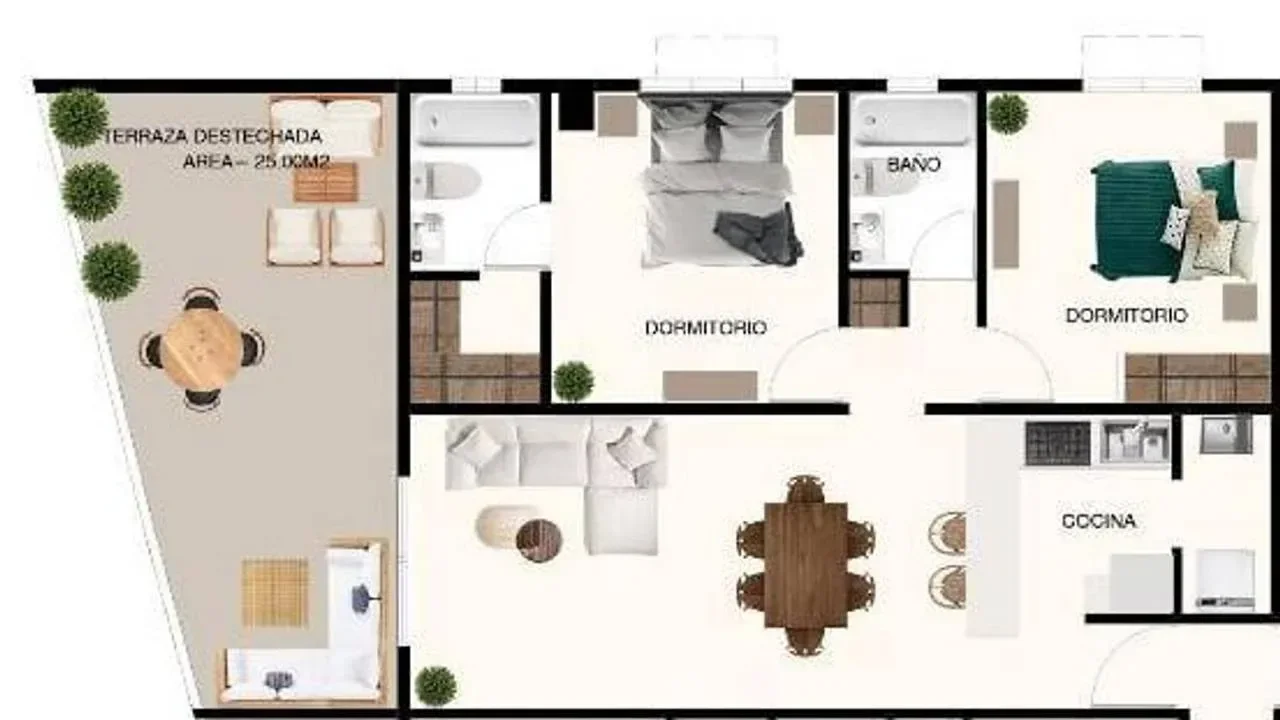 Appartement à vendre — Buenos Aires Mirador, Distrito Nacional (2 ch.) - 2