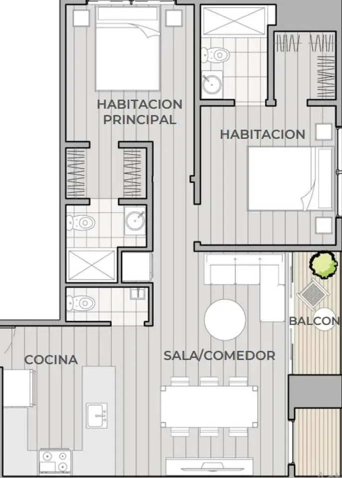 Apartamento de 2 habitaciones en venta en La Julia, Distrito Nacional - 5