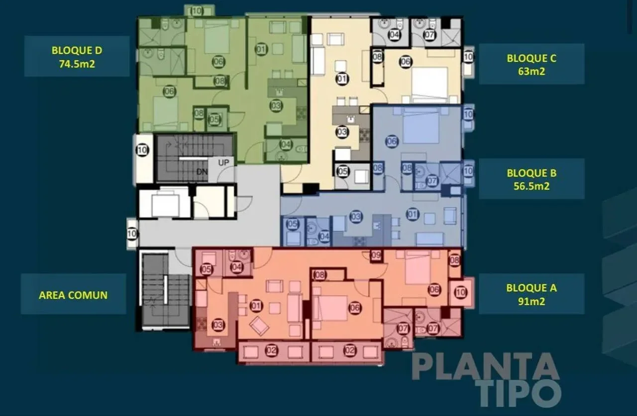 Apartamento en Renacimiento, 91 m² en venta - 2