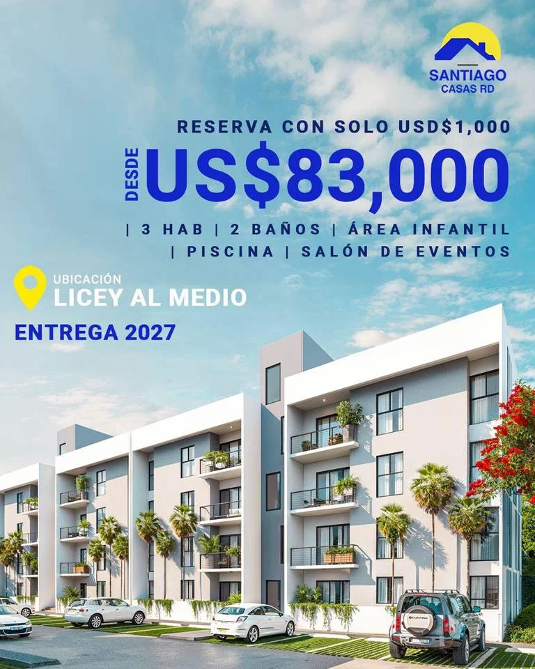 Apartment for sale — Licey Abajo, Licey al Medio (3 bed) - 3