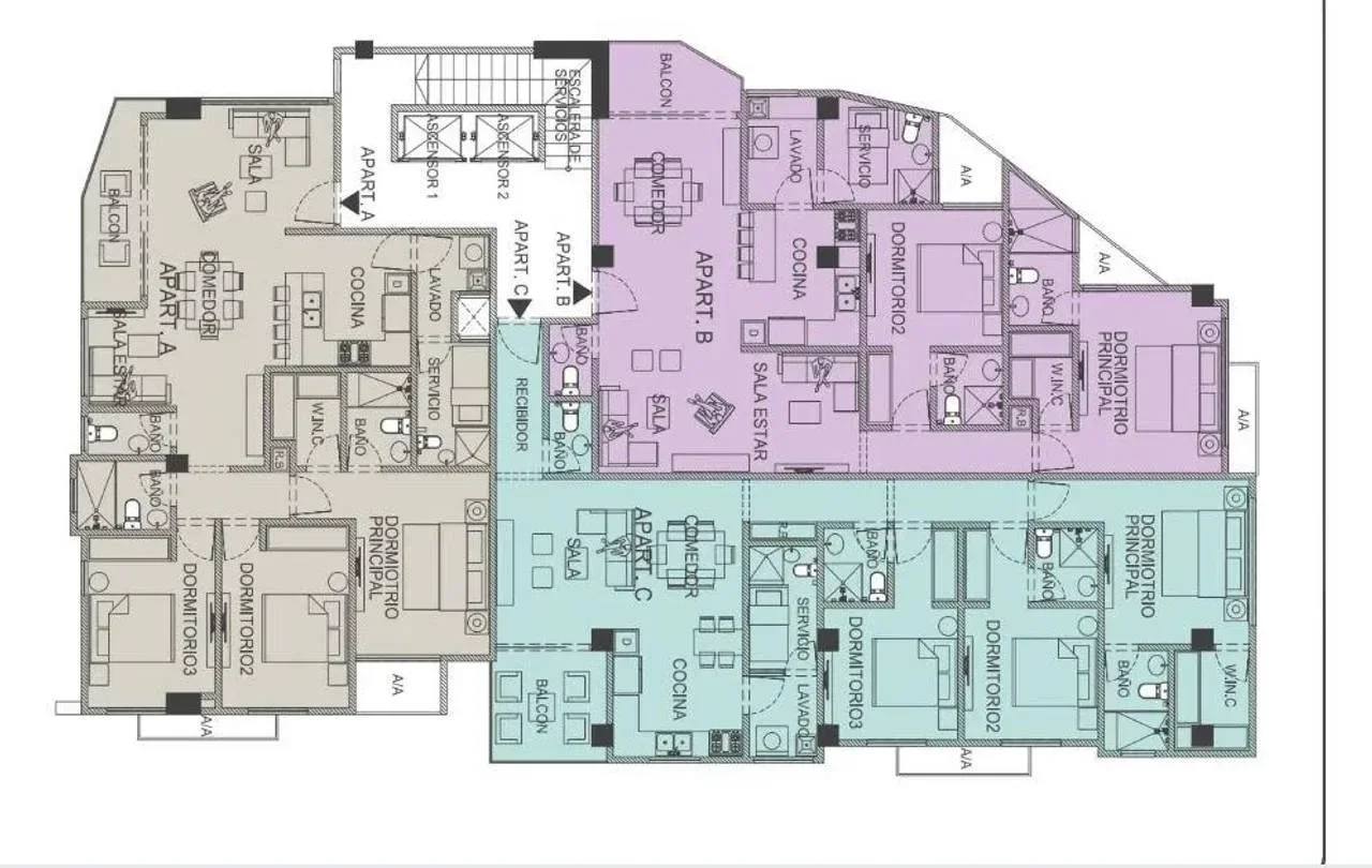 Apartamento en Mirador Norte, 115 m² en venta - 5