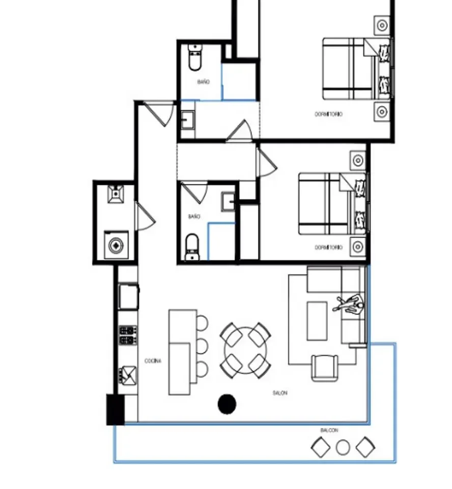 Apartamento en venta — Ensanche Naco, Distrito Nacional (1 hab.) - 4