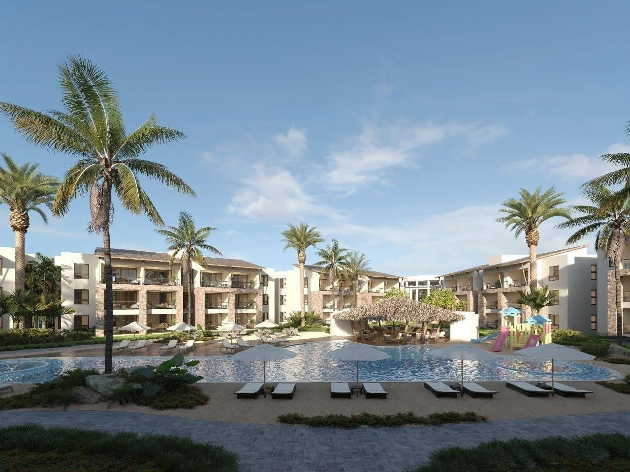 Playa Nueva Romana: apartamento 1 hab. · 51.43 m² en venta