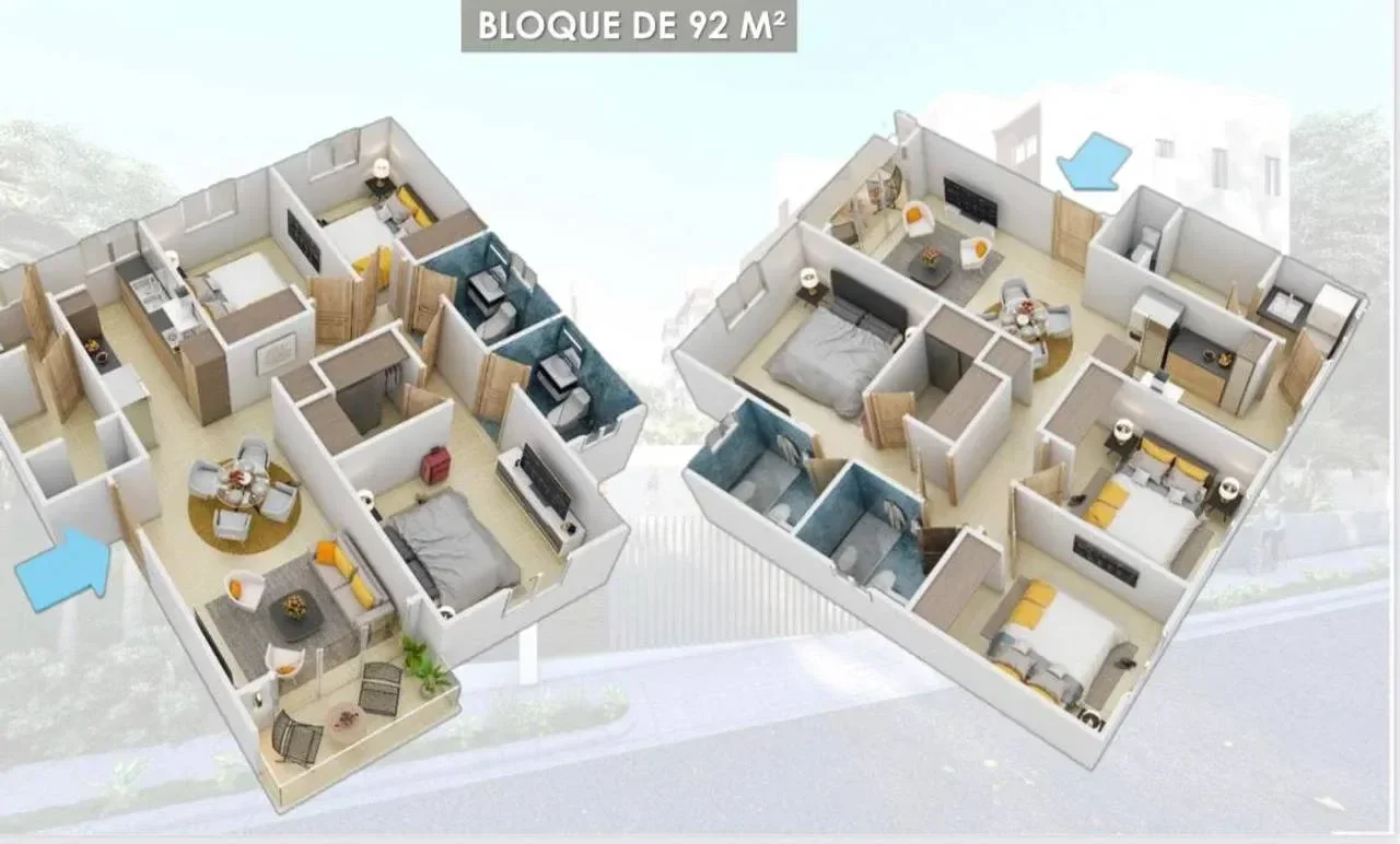 Apartamento de 2 habitaciones en venta en Arroyo Manzano, Distrito Nacional