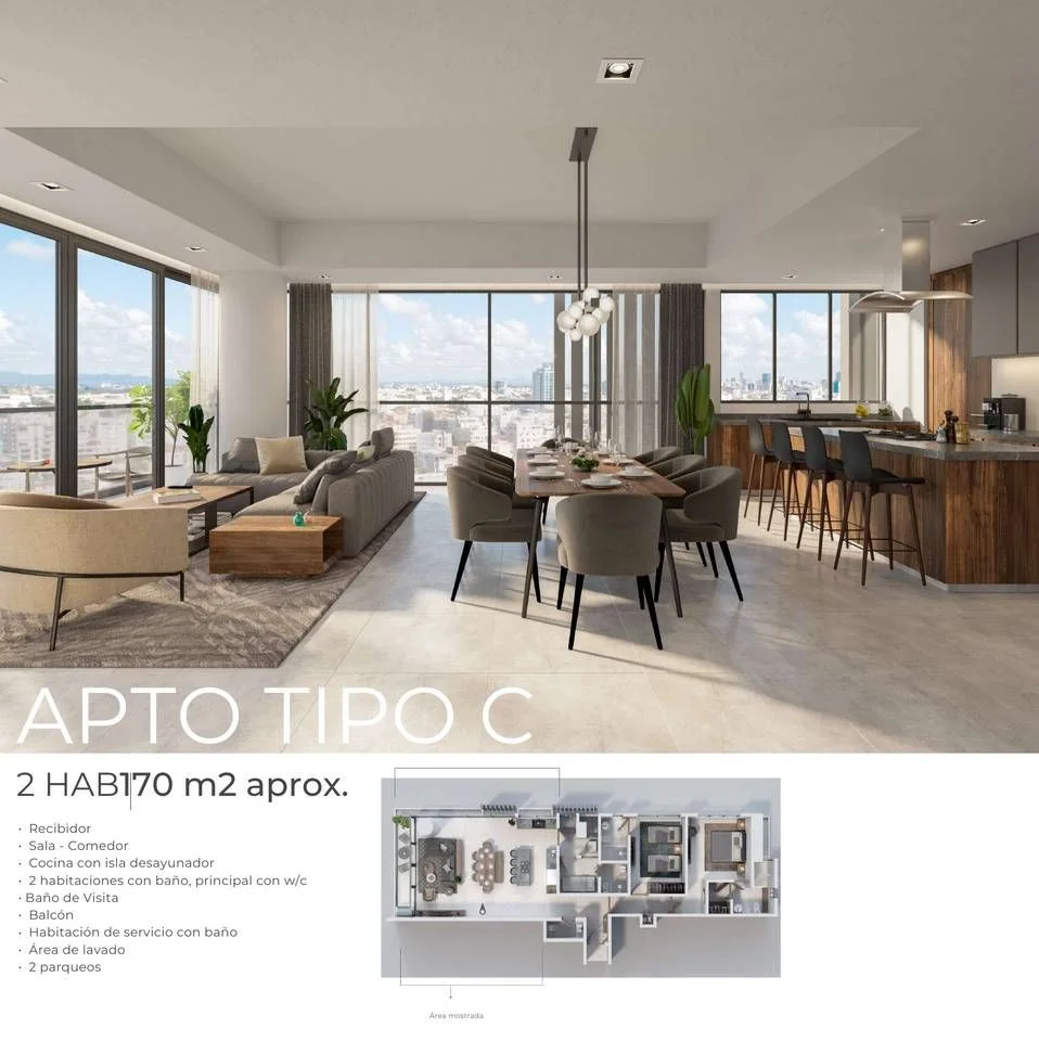 Apartamento en alquiler en Los Cacicazgos, Santo Domingo D.N. - 5